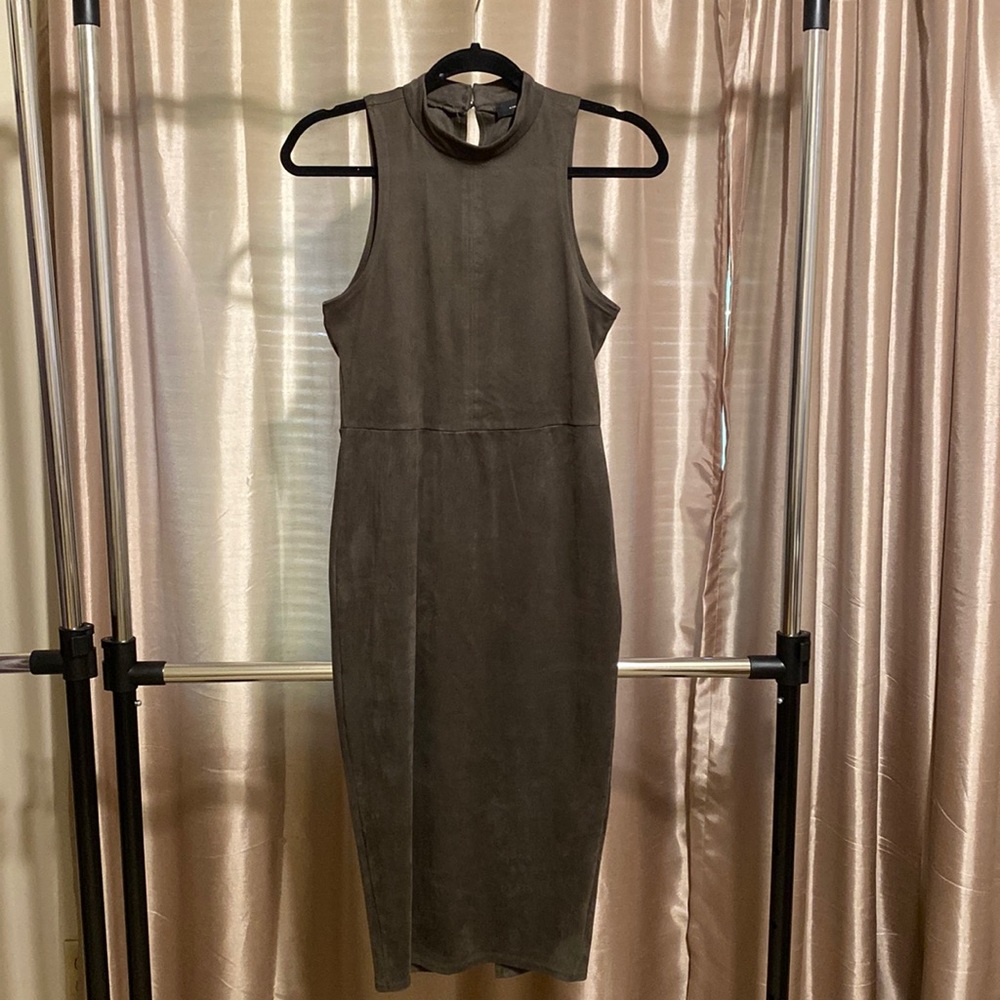 Olive green dress